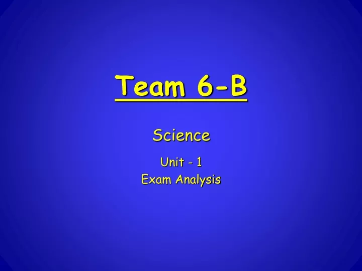 team 6 b