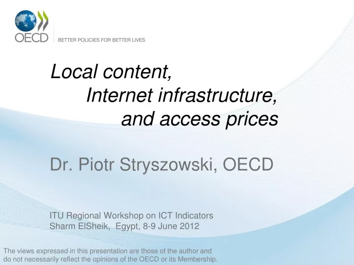 local content internet infrastructure and access