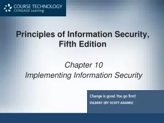 Principles of Information Security,  Fifth Edition