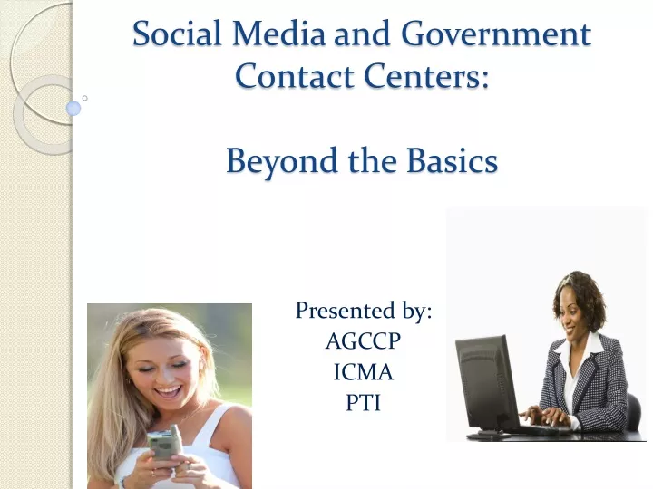 social media and government contact centers beyond the basics