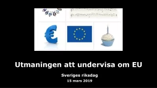 Utmaningen att undervisa om EU