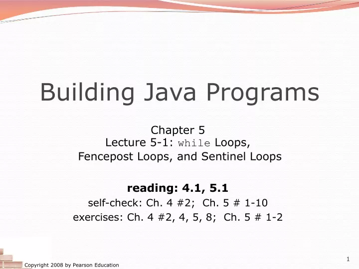 building java programs