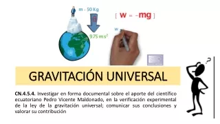 GRAVITACIÓN UNIVERSAL