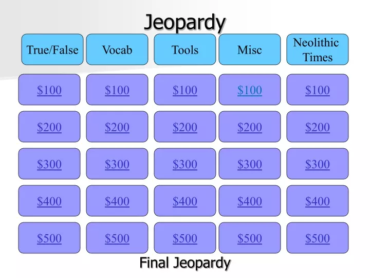 jeopardy