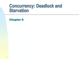 Concurrency: Deadlock and Starvation