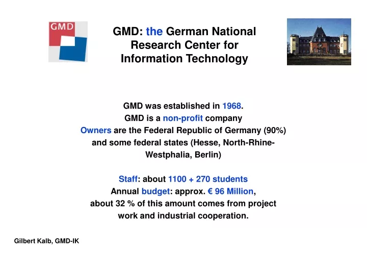 gmd the german national research center