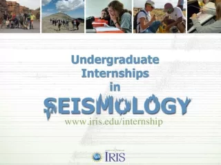 If so, consider applying IRIS Undergraduates Internships in Seismology Program!