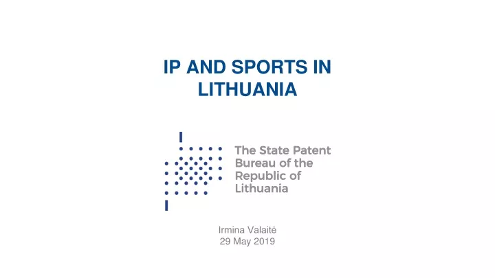 ip and sports in lithuania