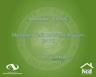 Alameda   County Mortgage Credit Certificate Program (MCC)