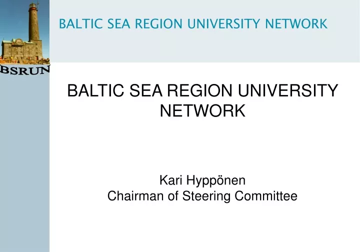 baltic sea region university network