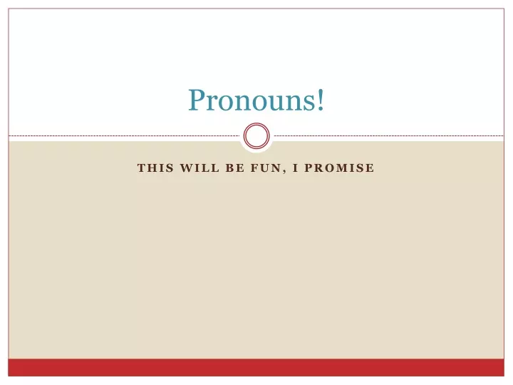 pronouns