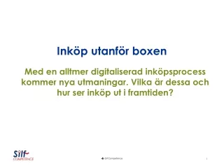 Inköp utanför boxen