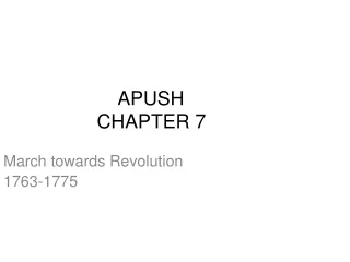 APUSH  CHAPTER 7