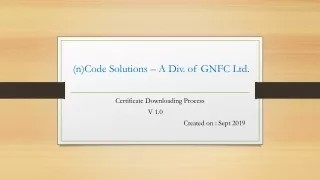 (n)Code  Solutions – A Div. of GNFC Ltd.
