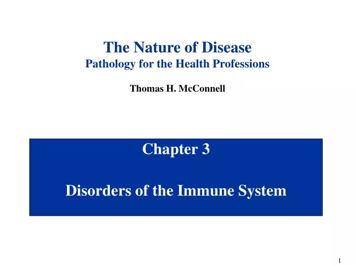 chapter 3 disorders of the immune system