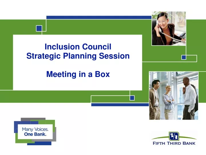 inclusion council strategic planning session meeting in a box