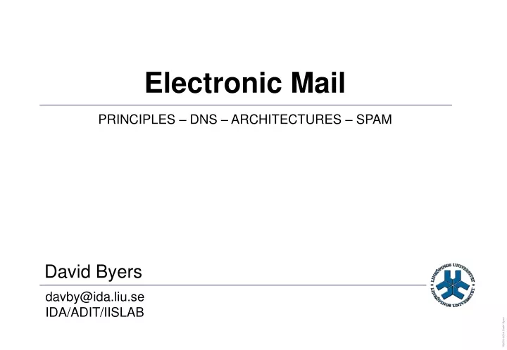 electronic mail