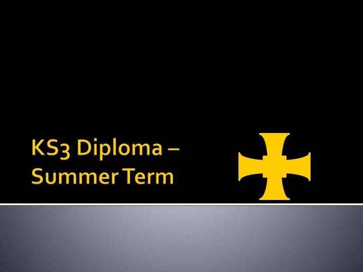 ks3 diploma summer term