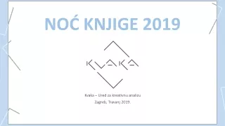 NOĆ KNJIGE 2019