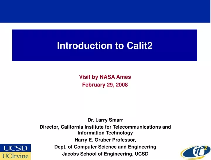 introduction to calit2