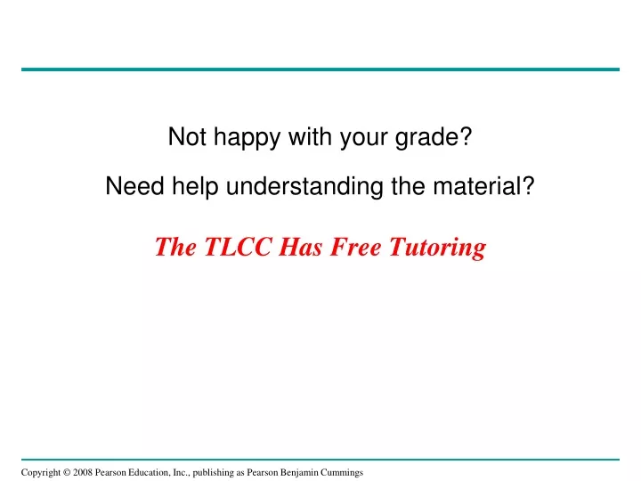 the tlcc has free tutoring