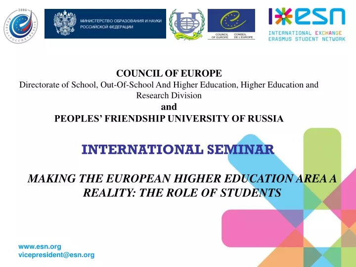 council of europe directorate of school