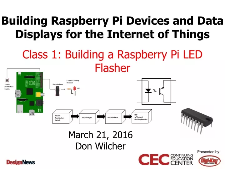 building raspberry pi devices and data displays for the internet of things