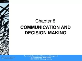 COMMUNICATION AND  DECISION MAKING