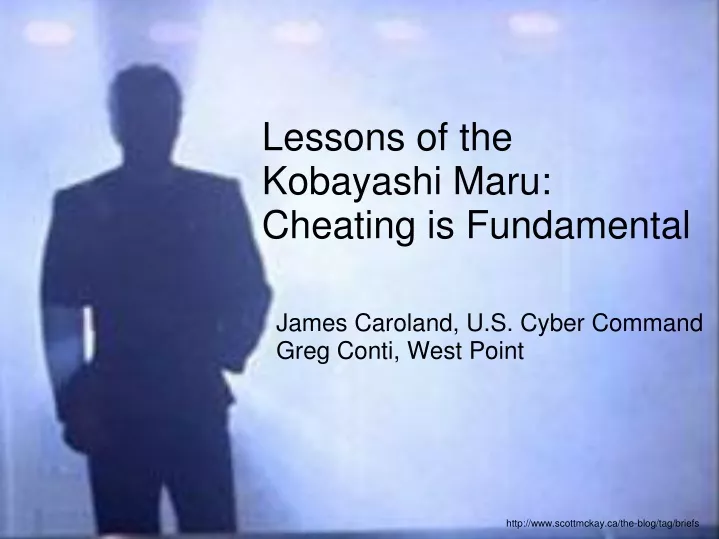 lessons of the kobayashi maru cheating is fundamental