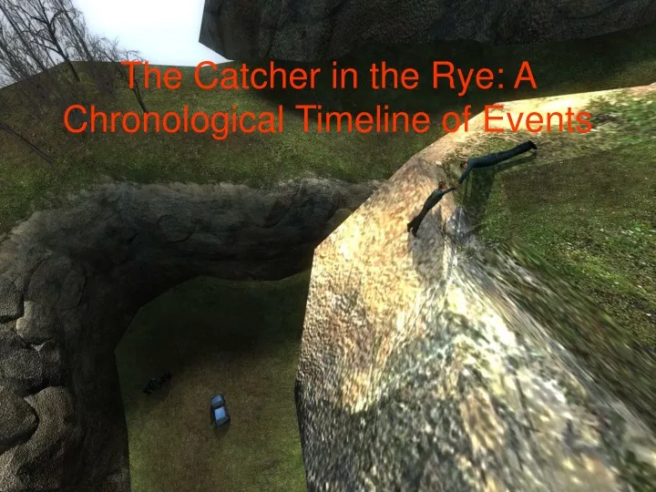 the catcher in the rye a chronological timeline of events