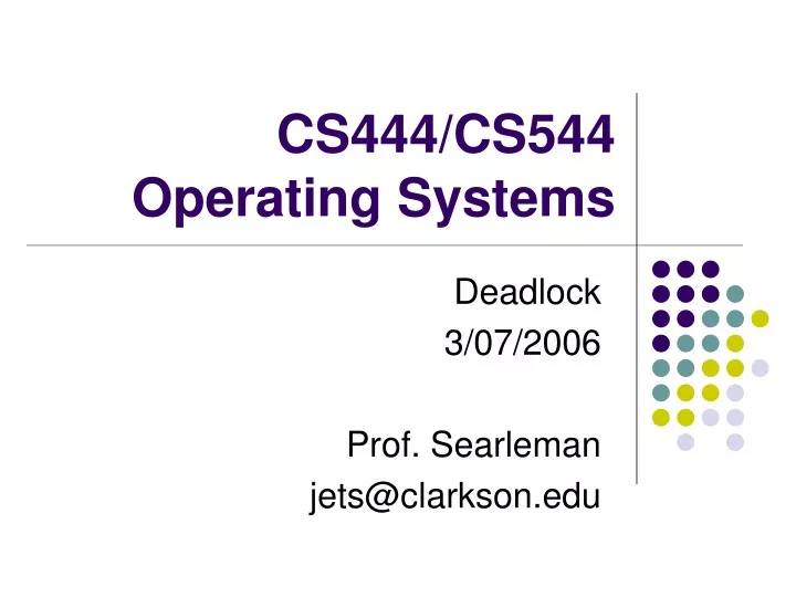 cs444 cs544 operating systems