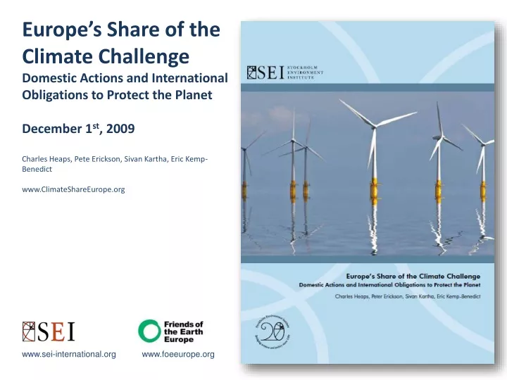 europe s share of the climate challenge domestic