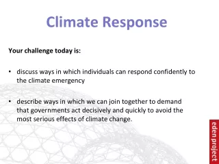 Climate Response