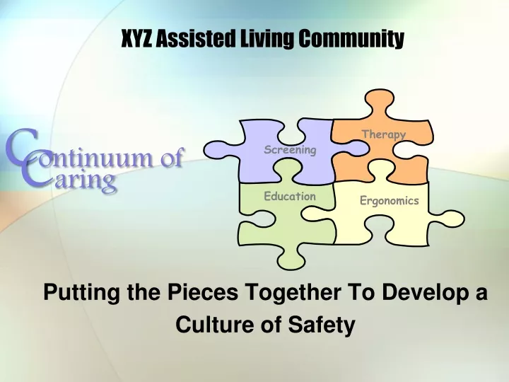 xyz assisted living community