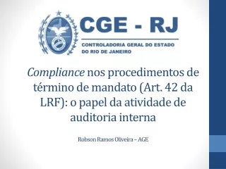 Robson Ramos Oliveira  –  AGE