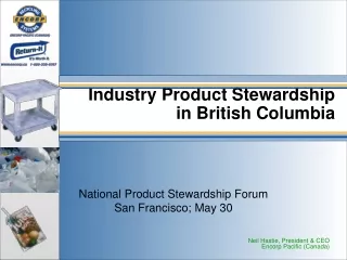 Industry Product Stewardship  in British Columbia