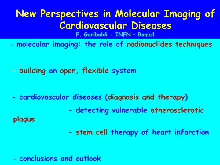 new perspectives in molecular imaging