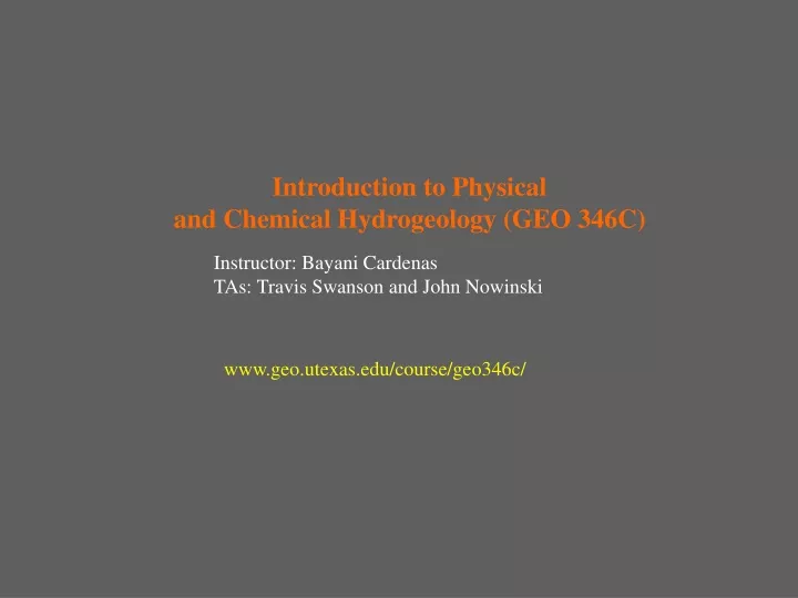 introduction to physical and chemical