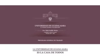 Programa General de Trabajo