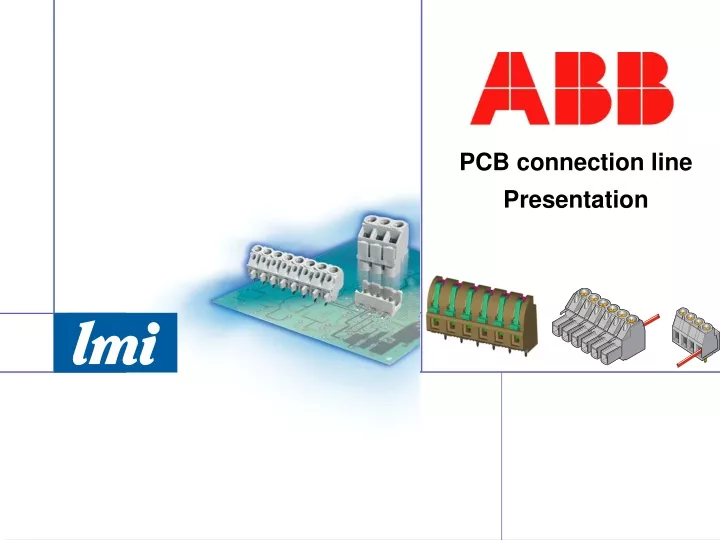 pcb connection line presentation