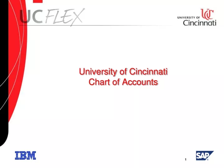 university of cincinnati chart of accounts