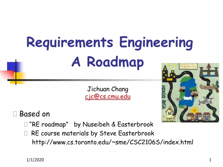requirements engineering a roadmap