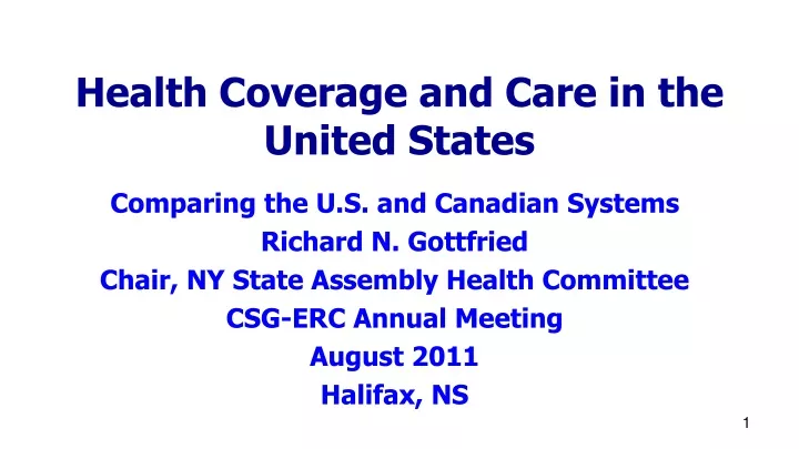 health coverage and care in the united states