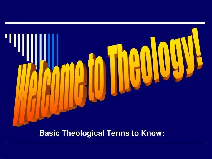 basic theological terms to know