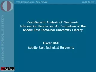 Hacer BATI Middle East Technical University