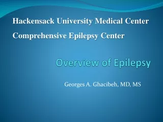 Overview of Epilepsy