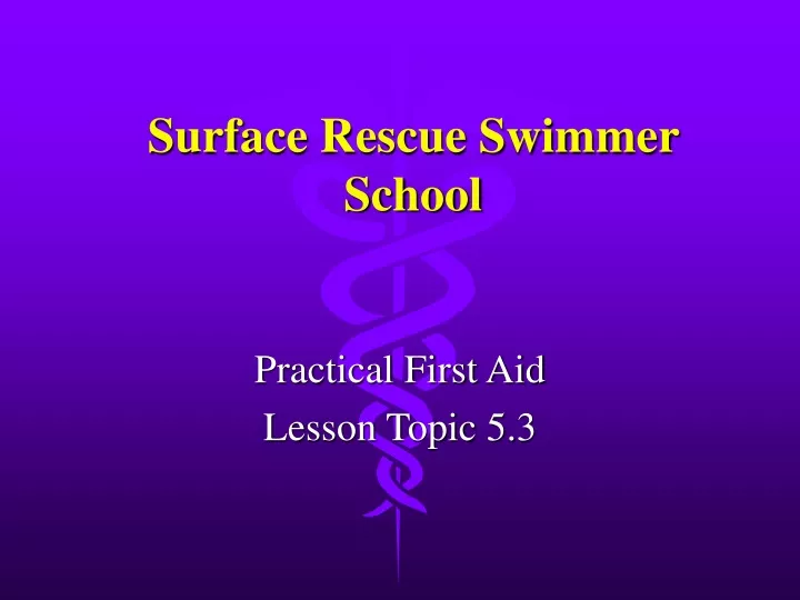 surface rescue swimmer school