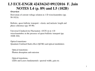 L3 ECE-ENGR 4243/6243 09132016  F. Jain          NOTES L4 (p. 89) and L5 (102B)