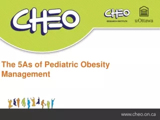 The 5As of Pediatric Obesity Management