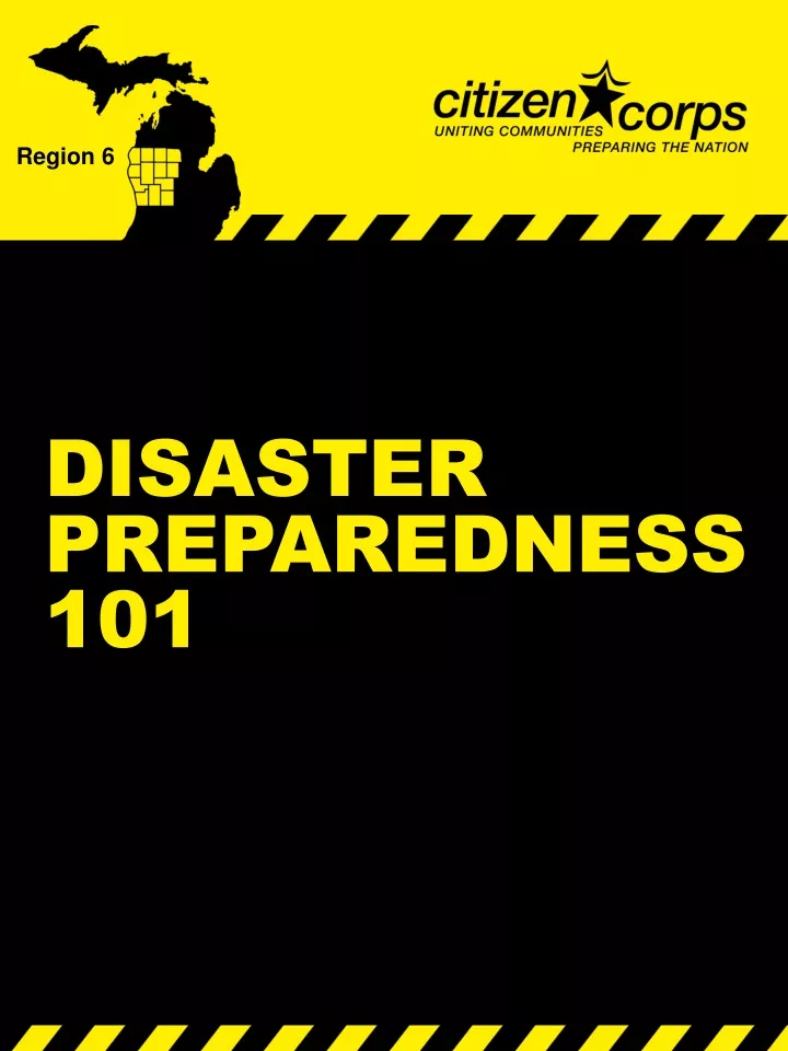disaster preparedness 101
